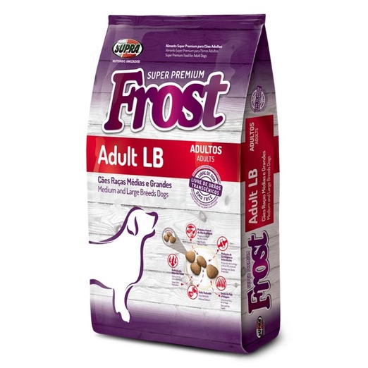 frost adult large breed dog food 15kg khusus grab gosend
