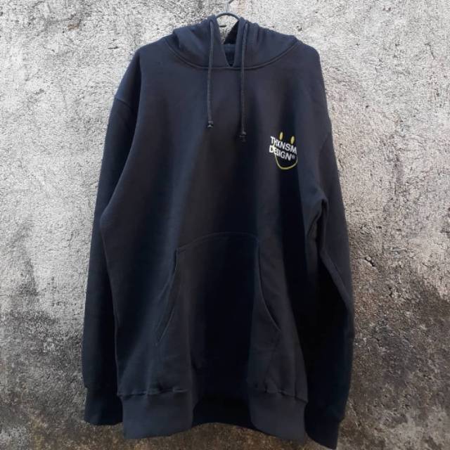 Thanksinsomnia Hoodie Big Smile Smiley Black