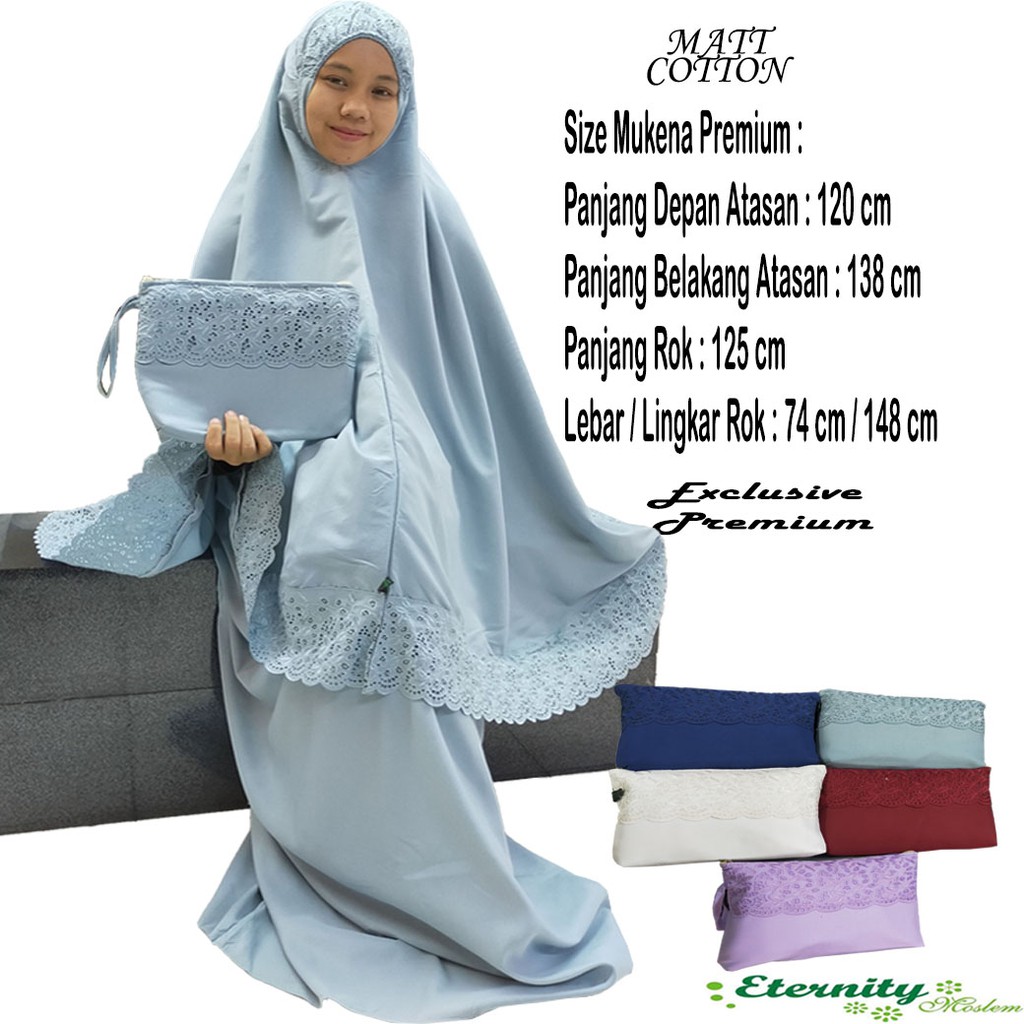 Mukena Bordir Rukaiyah Mukena JUMBO Mukena ETERNITY premium Terbaru