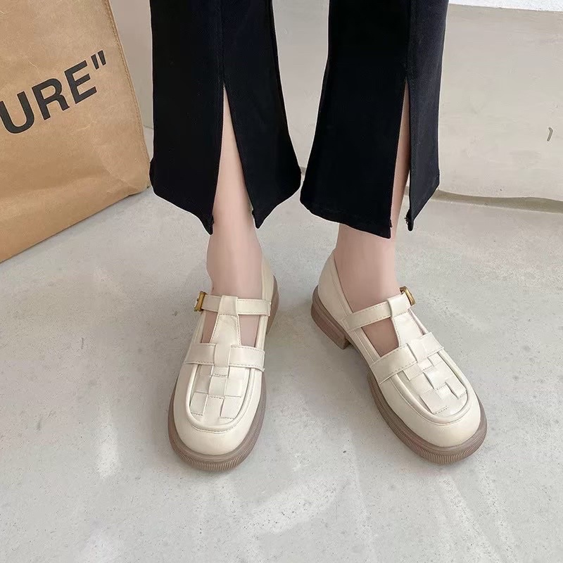 AVANCEID 1886 Sepatu Sandal Sneakers Heels Wanita Kerja Docmart Hitam Import