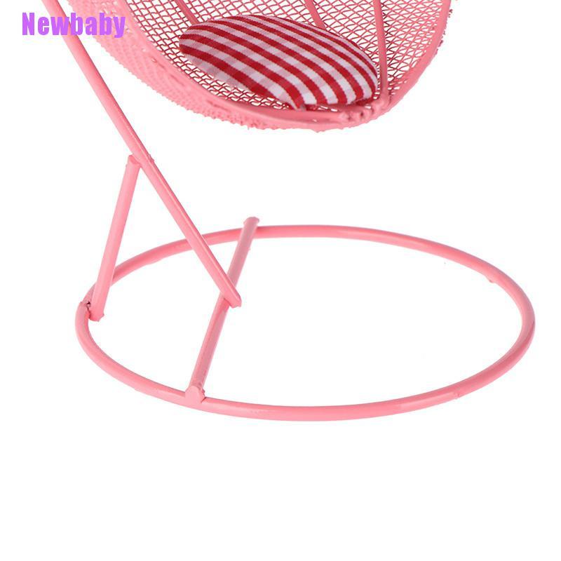 (Newbaby) Miniatur Hammock / Kursi Ayun Skala 1: 12 Untuk Dekorasi Rumah Boneka