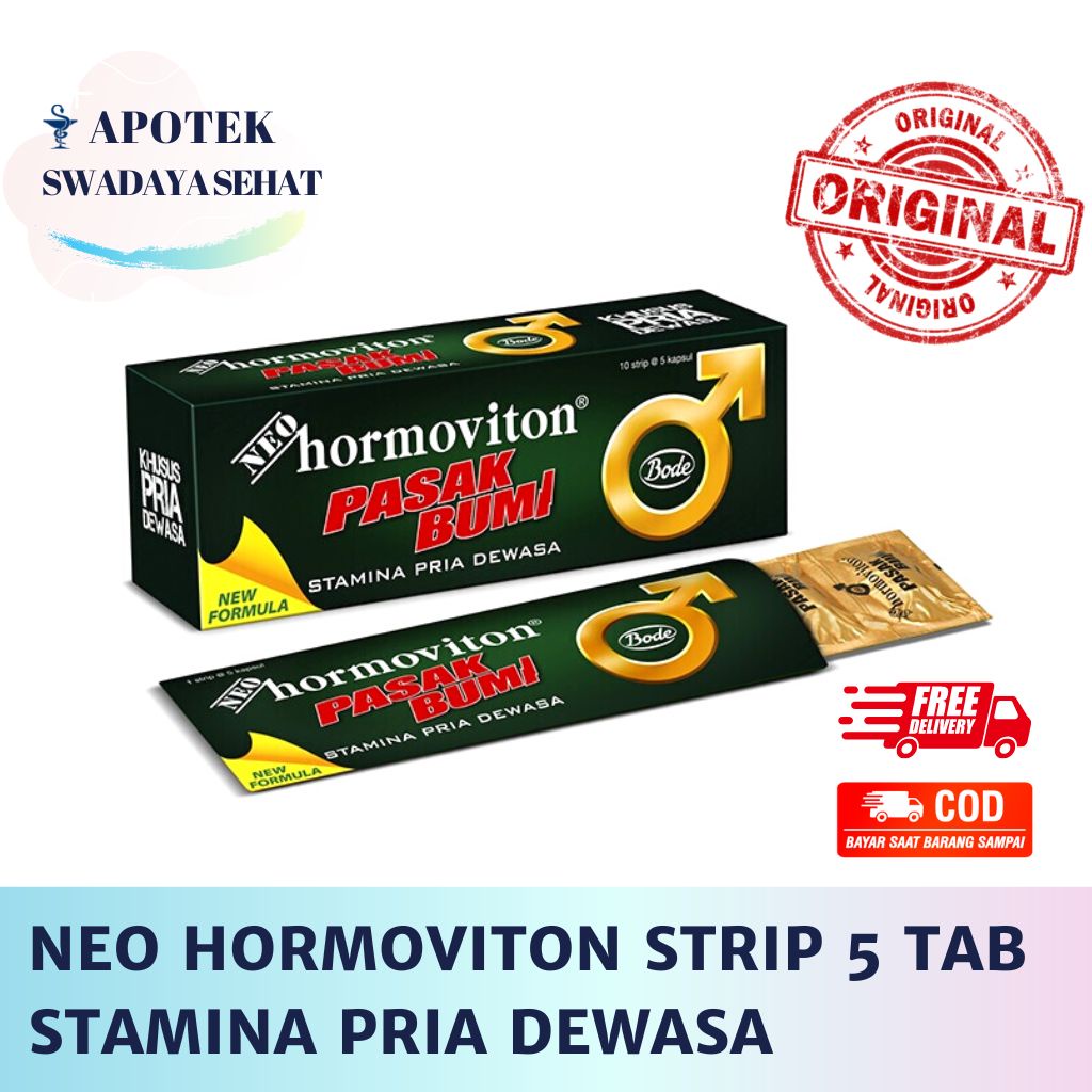 NEO HORMOVITON STRIP 5 Kapsul - Stamina Pria Dewasa Suplemen