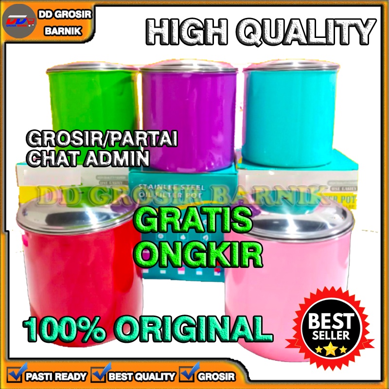 [DGB] OILPOT WARNA 1.3L PENYARING SARINGAN WADAH TEMPAT MINYAK OIL POT 1.3 LITER 1300L 1300