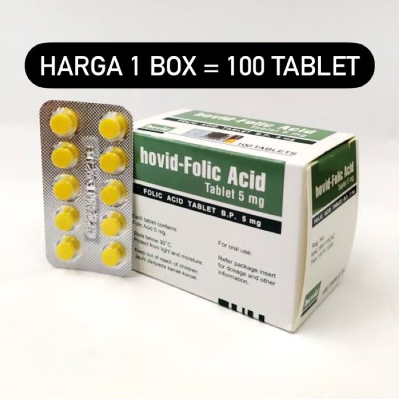 hovid folic acid 5mg