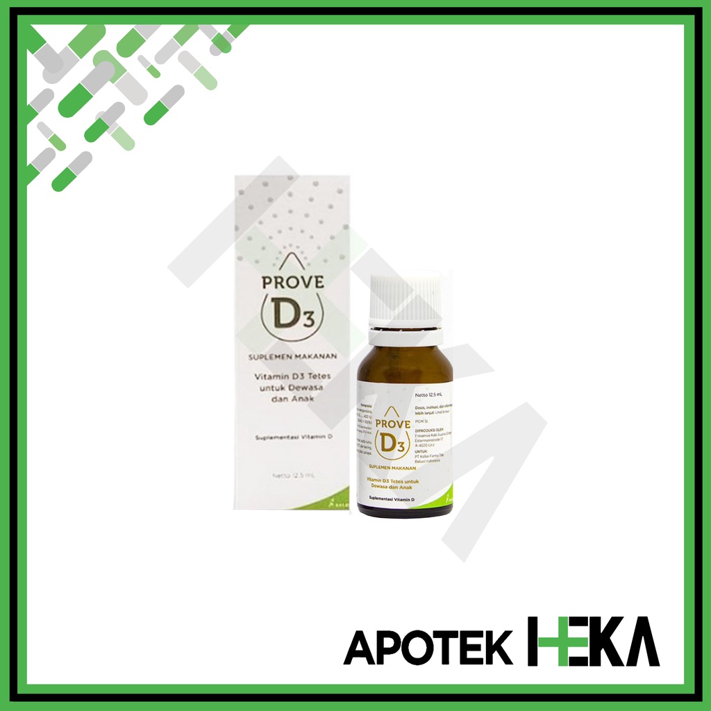 Prove D3 Drops - Vitamin D3 400 IU Tetes 12.5 ml (SEMARANG)