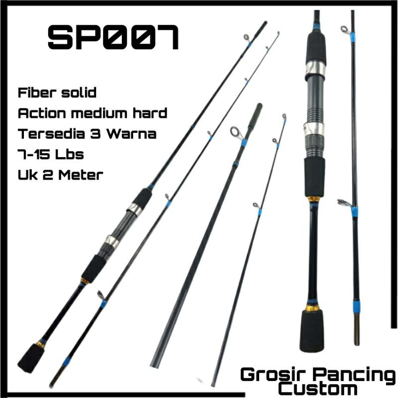 joran pancing spinning ul ultralight fiber solid murah ajiro kujira uk 200 cm sp007 kuat