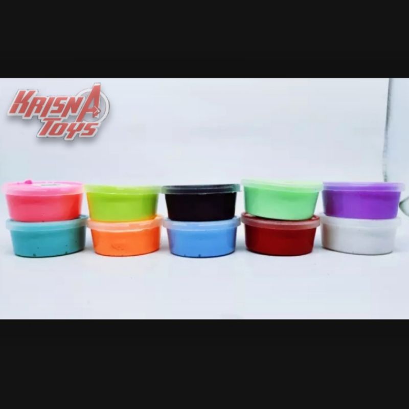 Slime Toffu Super wangi/Slime warna warni isi 10 PCS TERMURAH