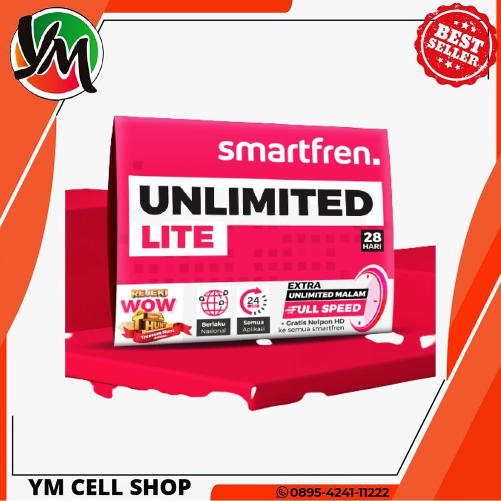 Perdana Kuota Smartfren Unlimited LITE 700MB/Hari Segel