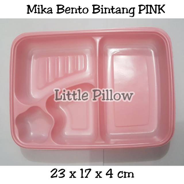 (ISI 25PCS - 4S WARNA) HOT PRODUCT!! Mika Bento Bintang Harga Grosir