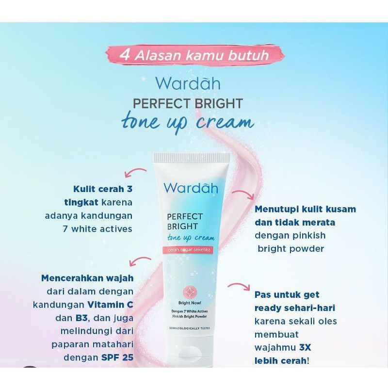 `ღ´ PHINKL `ღ´ ᘺᗩᖇᕲᗩᕼ  Wardah Perfect Bright Moisturizer pekembab moist pencerah wajah spf 30