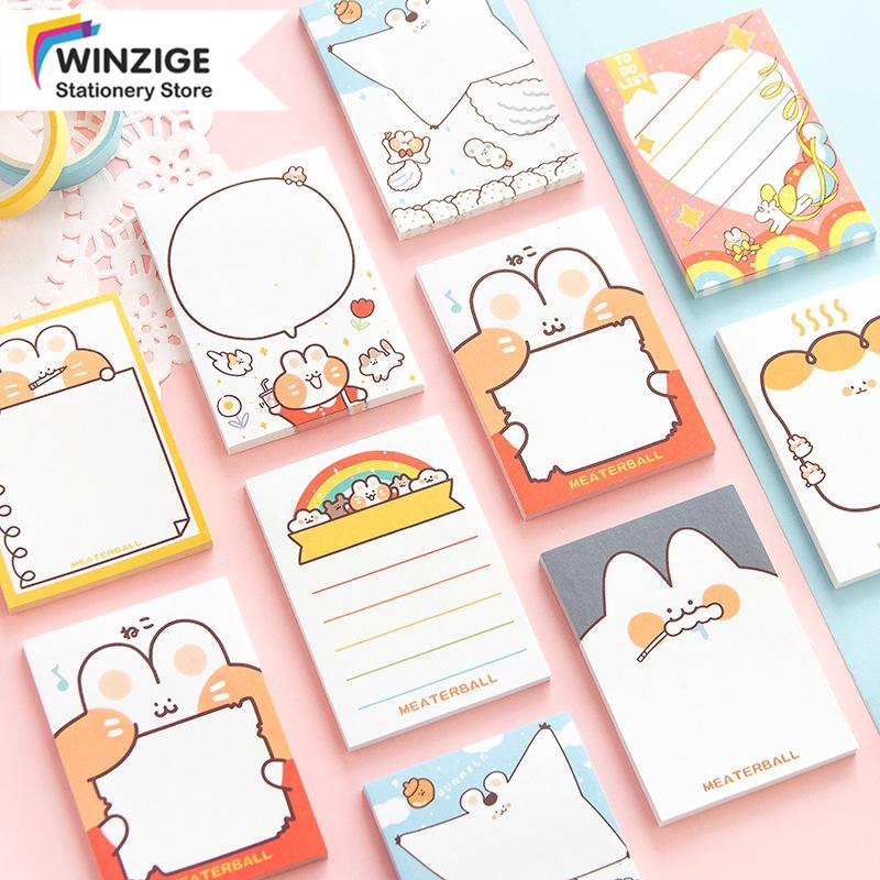 

30Sheets Mini Sticky Note Lovely Cat Sticky Memo DIY Planner BUJO Cartoon Stationery