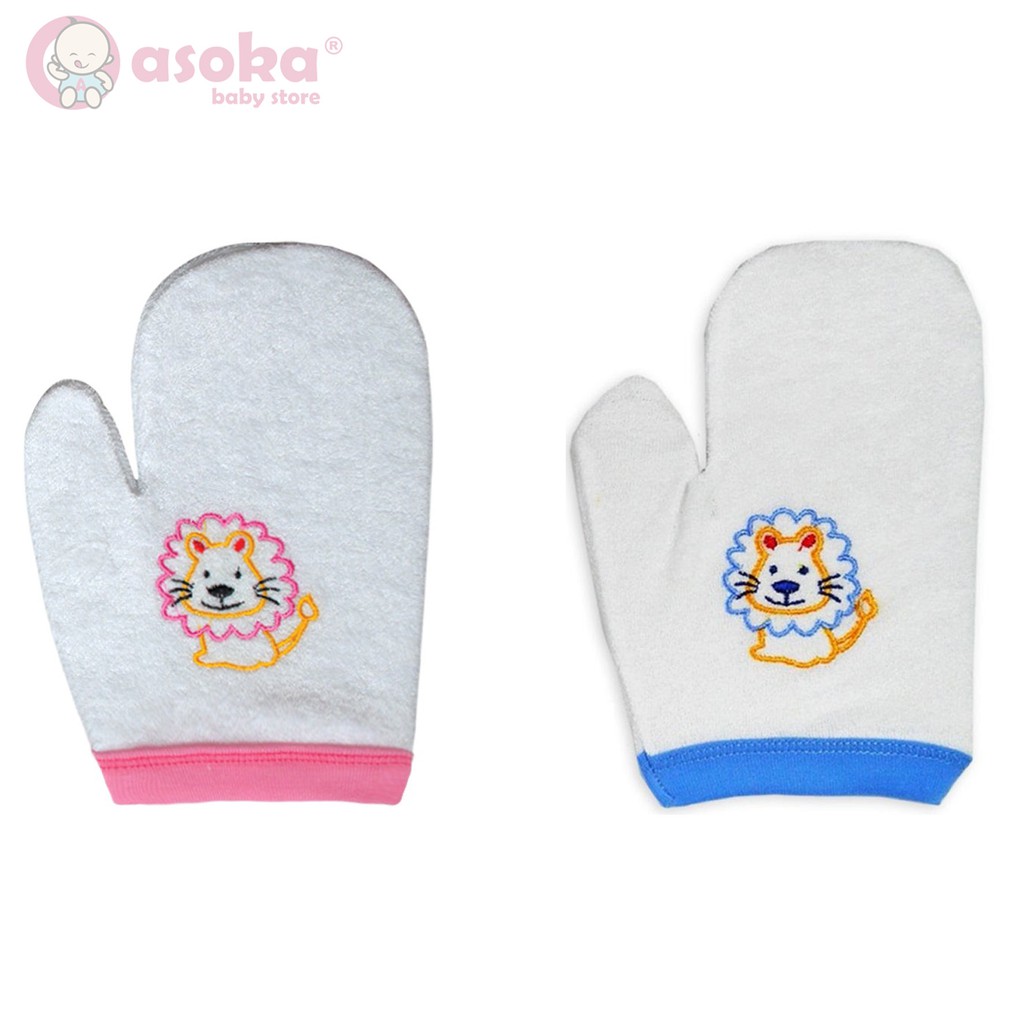 Lusty Bunny Washlap Handshape Lap Badan bayi Motif Lion WH-3578 ASOKA