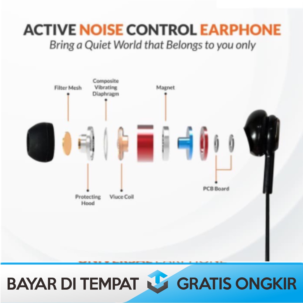 HEADSET EARPHONE N1 UNIVERSAL ORIGINAL STEREO FOR SAMSUNG OPPO MURAH