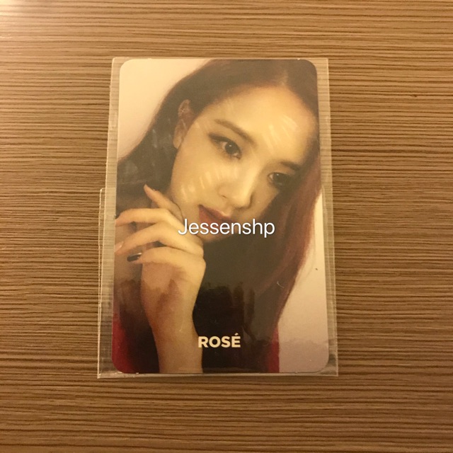 PHOTOCARD ROSE ORIGINAL SQUARE ONE BLACKPINK ALBUM