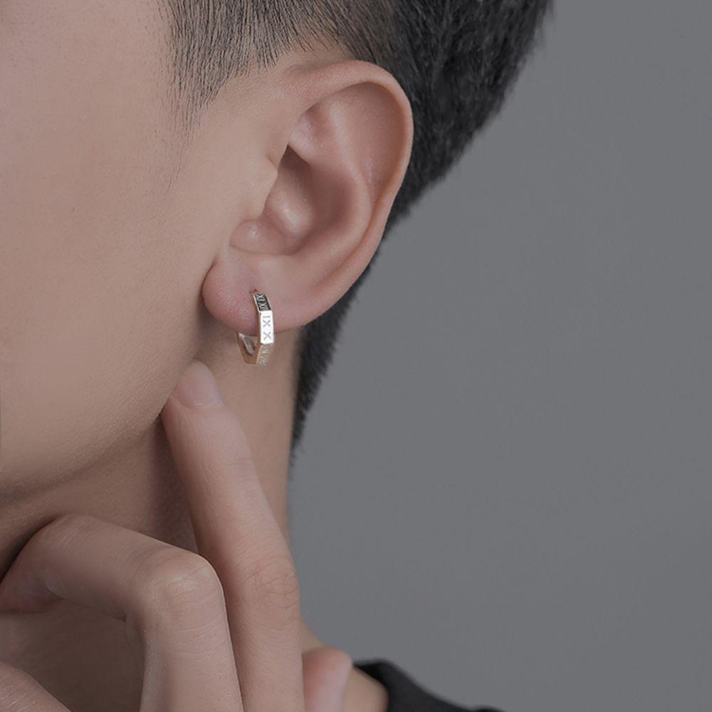 REBUY Rebuy Man Earrings Keren Tampan Mini Kreatif Kepribadian Fashion Perhiasan