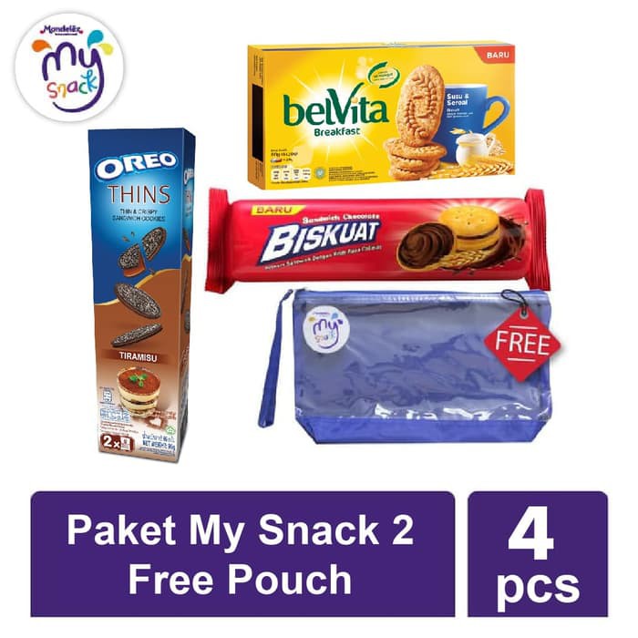 

Paket My Snack 2 - Free Pouch