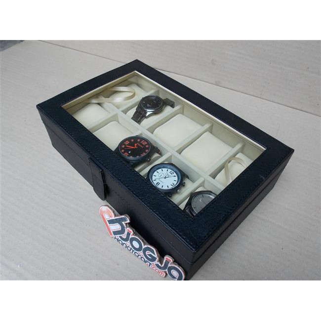 (JUMBO) Kotak Tempat Jam Tangan Isi 10 Sport , Box Jam, Watch Box, Wadah Jam