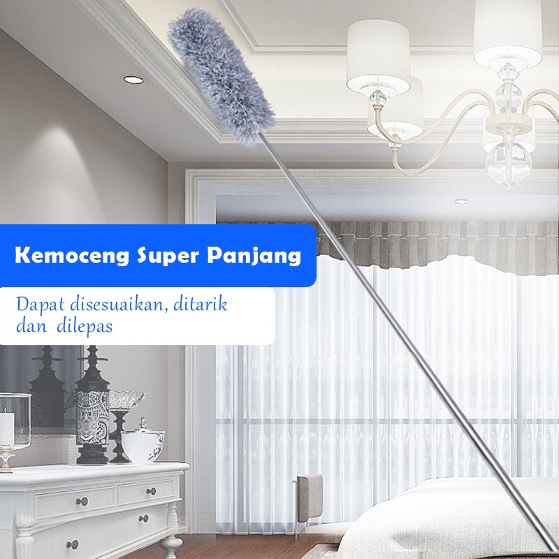 kemoceng microfiber / kemoceng panjang / kemoceng 2,8 meter