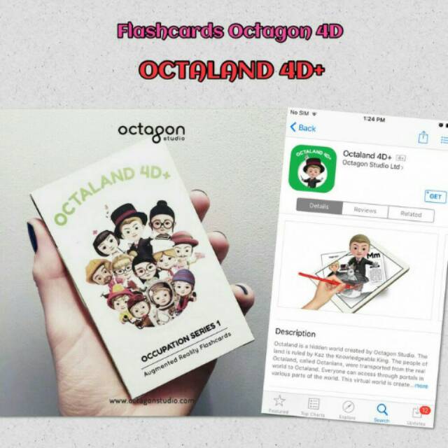 Flashcards Octagon 4D - OCTALAND 4D+