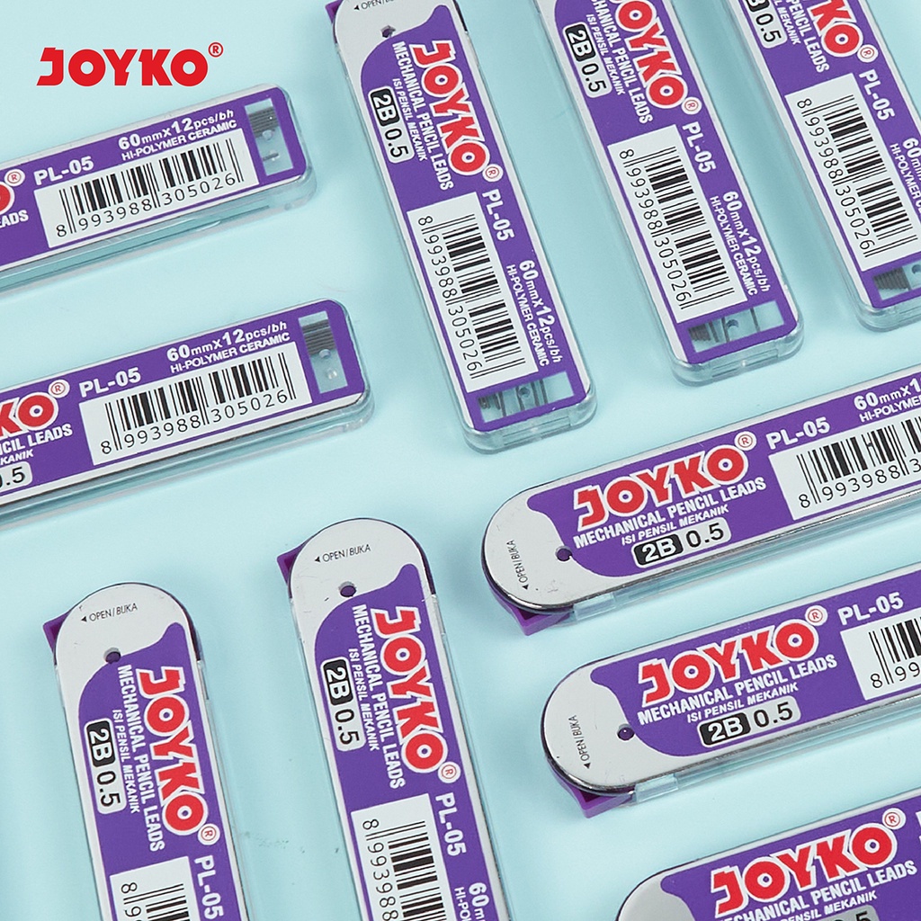

Isi Ulang Pensil Mekanik Joyko PL-05 Refill Refil Pencil Cetek 2B