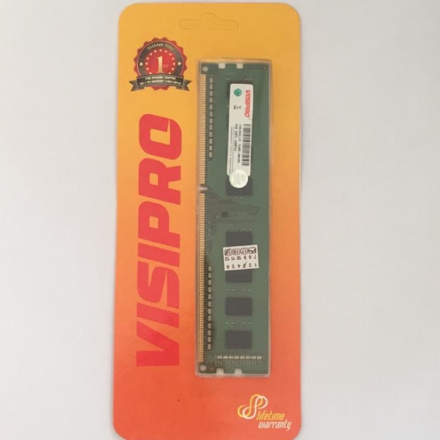 RAM Ddr3 4gb PC 12800 VISIPRO MEMORI CPU KOMPUTER