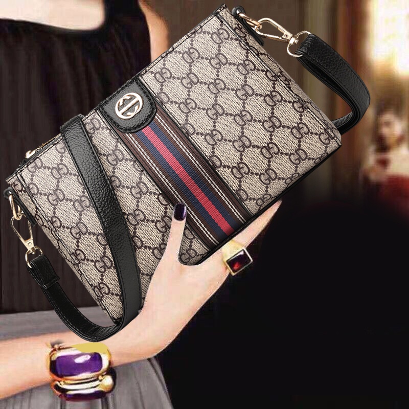 Tas Selempang Wanita Motif Bunga Tas Wanita Fashion Korea Tas Cewek Kasual Style Sling Bag Women PU AZGALERY / COD / T280