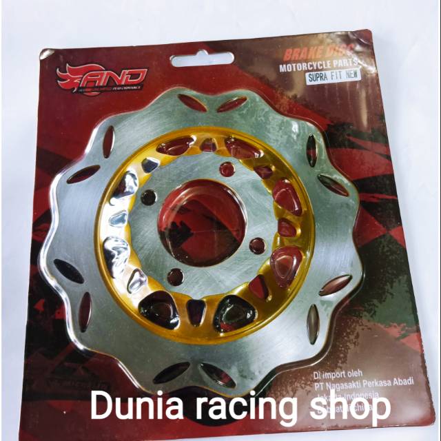 Piringan cakram depan Karisma Supra fit new Revo lama Supra 125 standar variasi