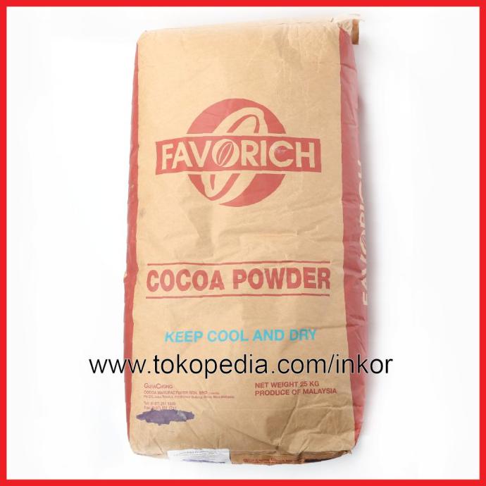 

COKLAT BUBUK COCOA POWDER FAVORICH AP39011 A391P AEA0 1KG