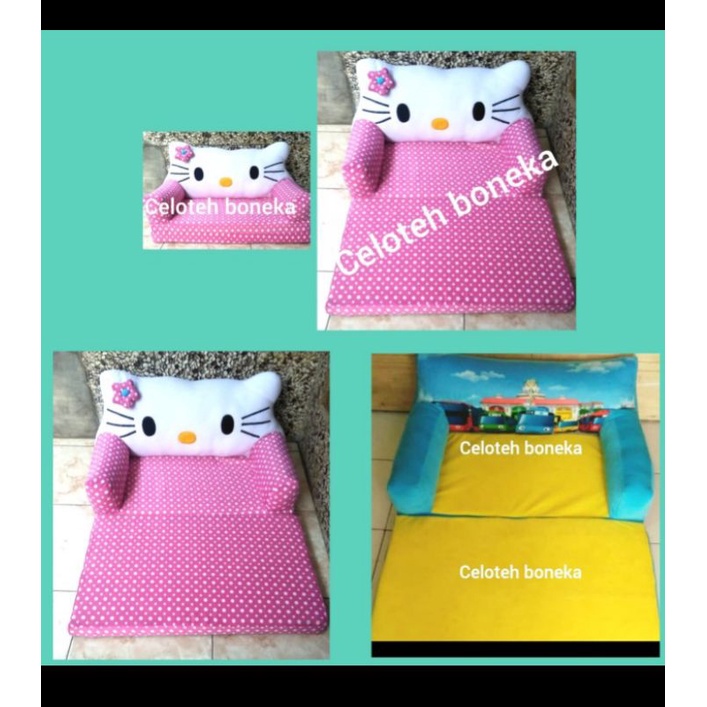 Sofa anak / sofa karakter / sofa custom / sofa lipat printing / sofa lipat anak / sofa lipat double