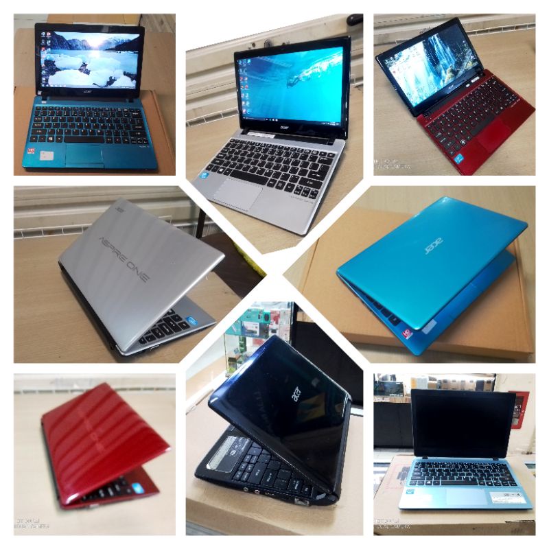 LAPTOP NOTEBOOK ACER 12 inch Memory Ram 4Gb Generasi Baru Windows10 Zoom Siap Pakai