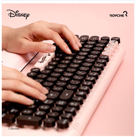 DISNEY MICKEY MOUSE RETRO KEYBOARD WIRELESS FROM ROYCHE ORIGINAL