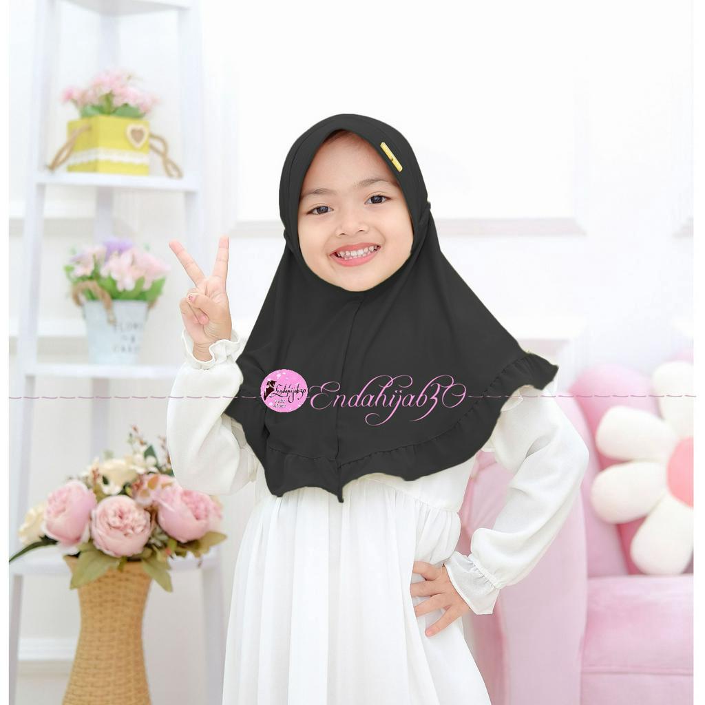 [ NEW ] jilbab anak / 3-6 tahun / ropel rempel / kerudung anak / hijab anak