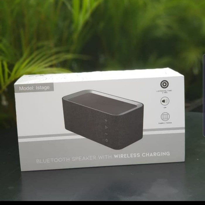 Bluetooth Speaker iStage X2 with Wireless Charging Ori Bcare Indonesia murah