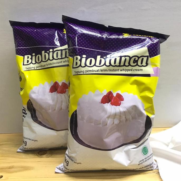 

Zeelandia Biobianca Bubuk Whipped Cream Instant 1 kg Whip Krim Kocok