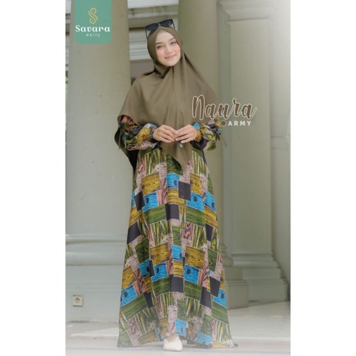 NAURA GAMIS SET ORI BY SAVARA DAILY