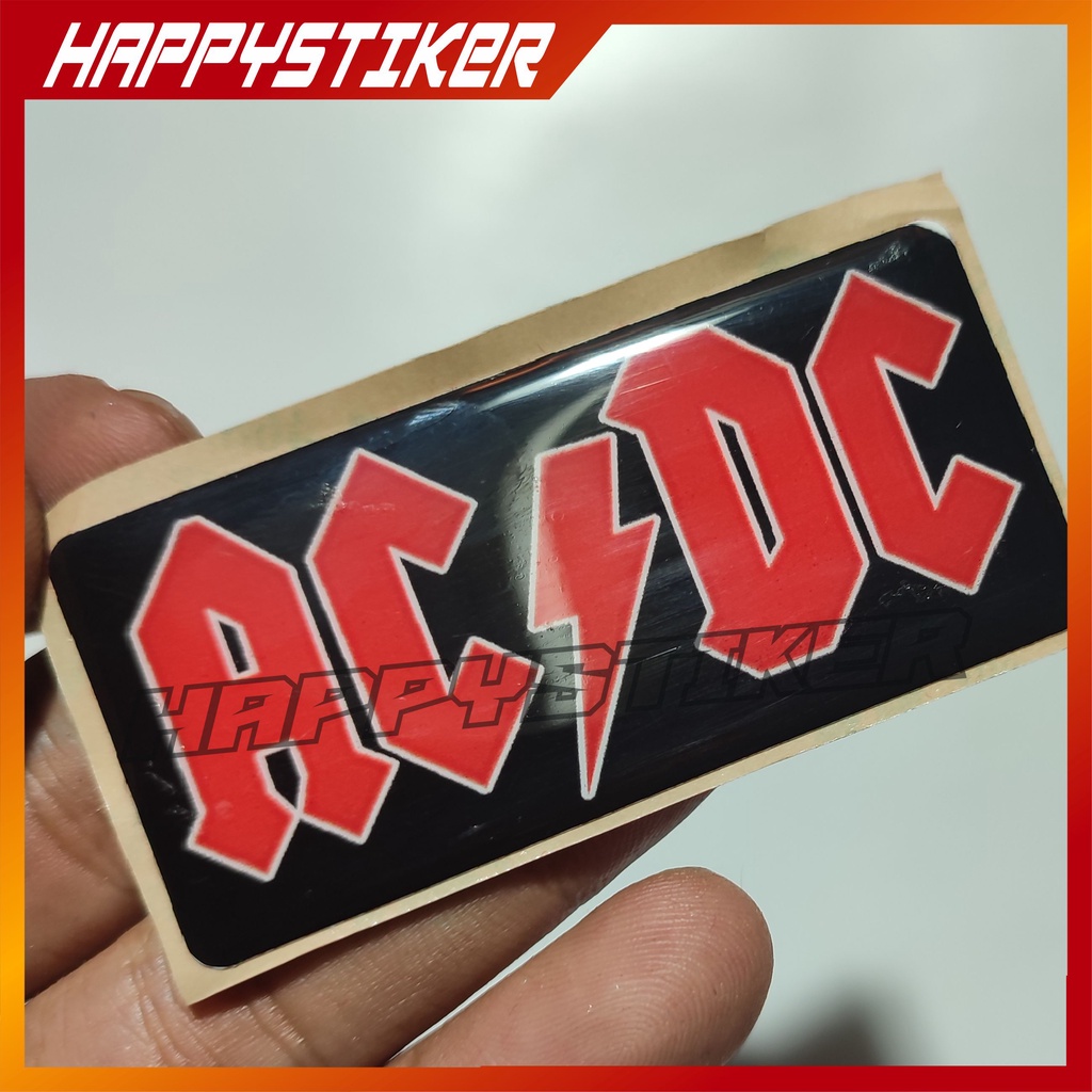 

Sticker ACDC Emblem Resin Timbul