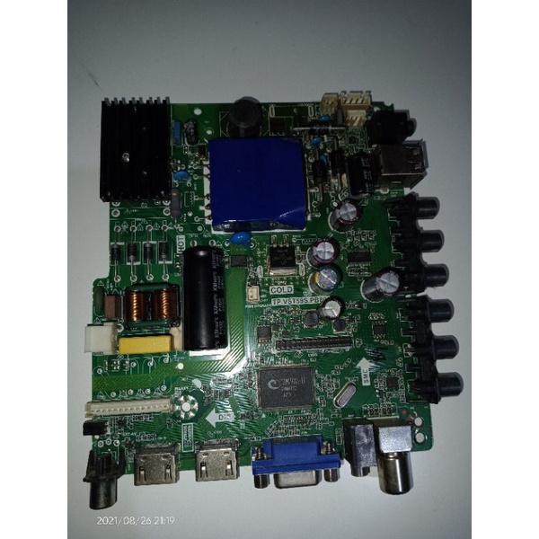 MB - MAINBOARD - MODUL - MESIN TV LED AKARI DIVA LE-40D88 - LE 40D88