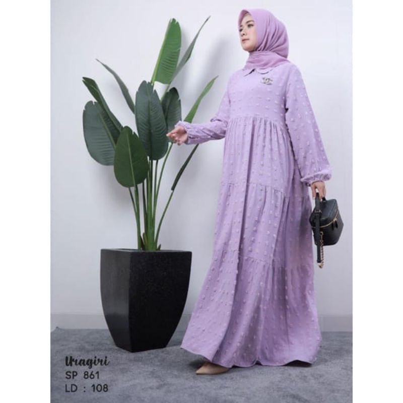 Gamis Uragiri Crinkle Ori Import All size Jumbo Hits