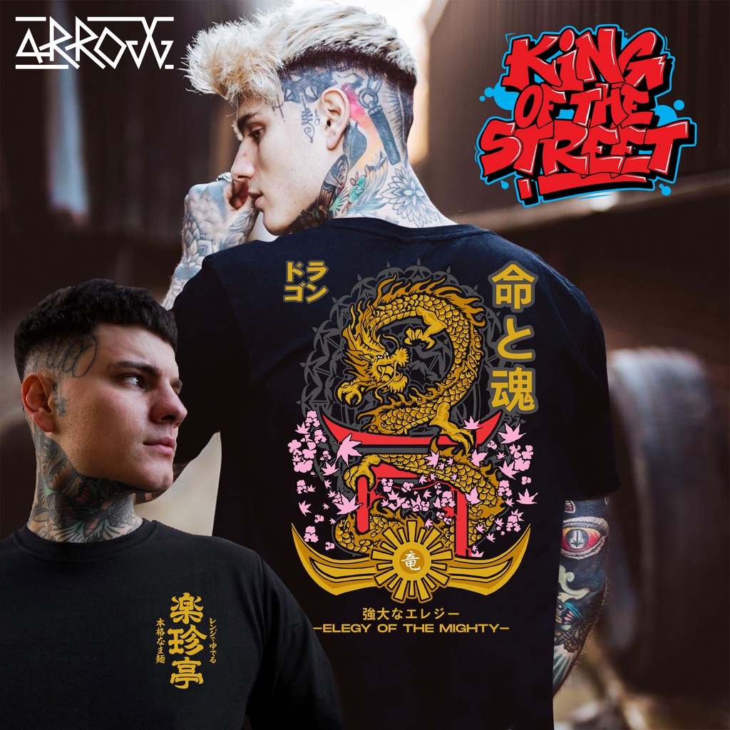 BIG PROMO KAOS DISTRO PREMIUM - INTIMAT - KANJI - NAGA - NAGA BIRU - NAGA EMAS - RED - ROG HOG - RON