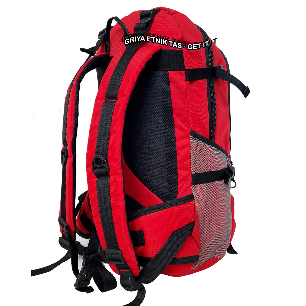 ELBRUS Tas Ransel Pria Jumbo 40 Liter Gratis Rain Cover Tas Punggung Pria Semi Carrier Bonus Jas Hujan Tas Keril Gunung Besar Tas Camping PORTLAND ELBY