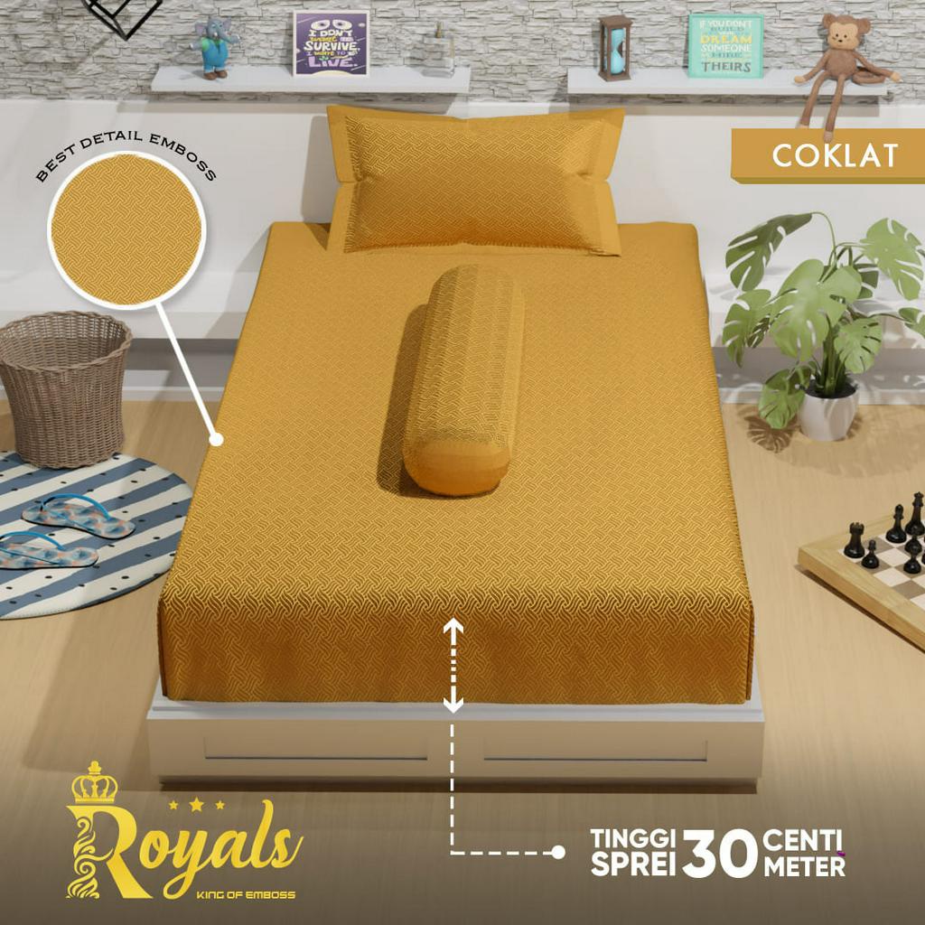 Sprei Royals Monalisa Ukuran 120x200 Tinggi 30cm Aneka Warna Seprai Kasur Single Bed Berkualitas Harga Murah