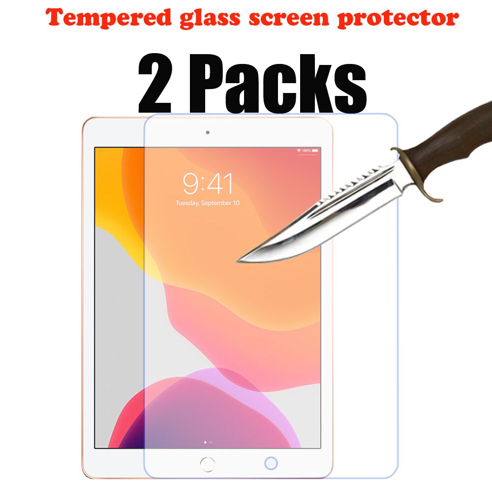 2 Pak Pelindung Layar Tempered Glass Untuk Ipad 10.2 2019 7th 2020 8th Generation Apple Ipad 10.2 Inch