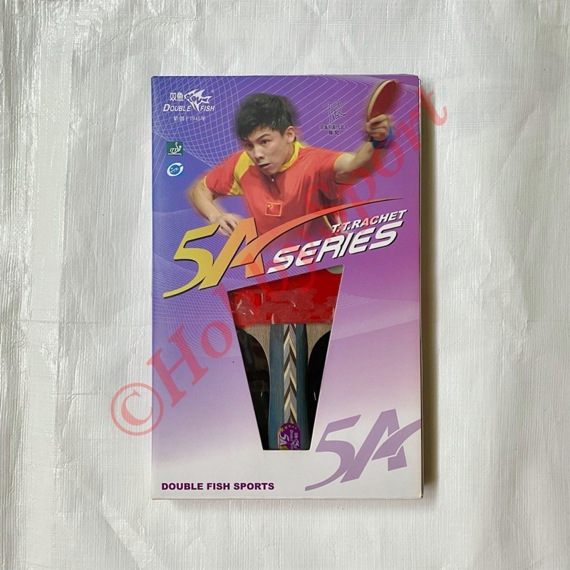 Bat Pingpong Double Fish 5A-C Tenis Meja Ping Pong Bet Bad A Series Ok