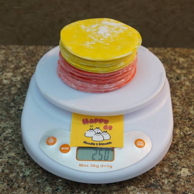 

Kulit Dimsum Pelangi Mix 2 warna