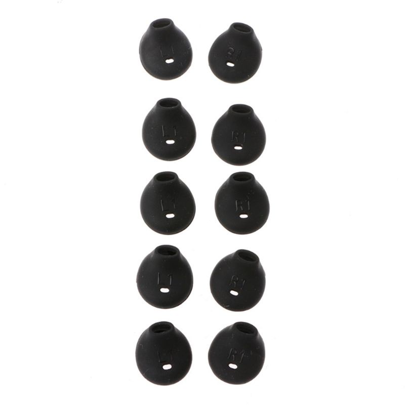 btsg 10pcs/lot Soft Silicone Ear Pads Eartips For S-ony WI-SP500 For S amsung S7 S6 Edge 9200 level u In-ear Headphones