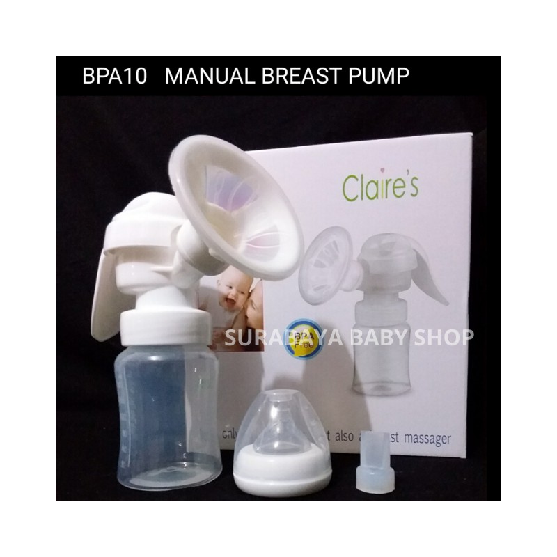 MANUAL BREAST PUMP BPA FREE BPA10