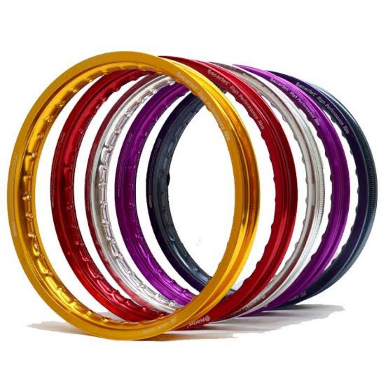 velg pelek ring 17 scarlet wm full cnc hole 36 ukuran 140 160 185 215 250 300 350 all size lengkap w