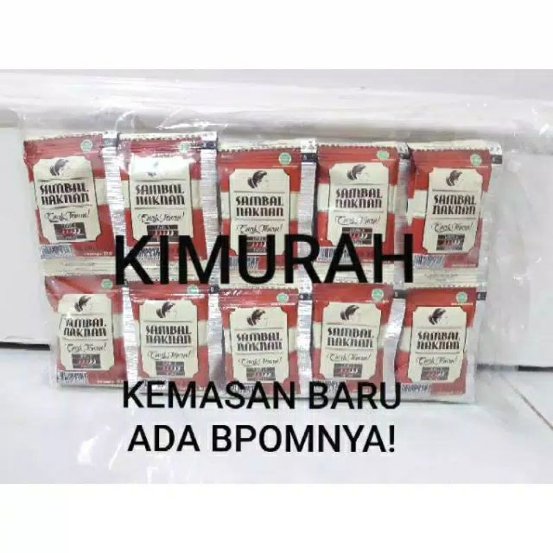 

Sambal Naknan SACHET ECERAN 1 biji 1 pcs Sambel Bawang Nak Nan Pedas