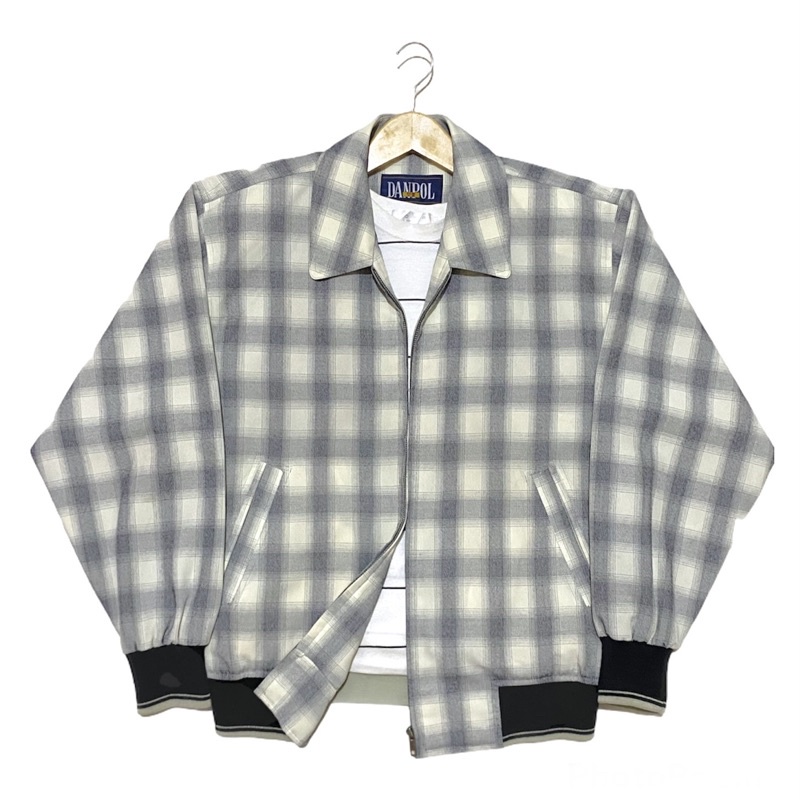✨New Stock 18 Februari 2022 ✨ Vintage Jacket  / Branded Harrington Jaket / Casual Thrift Bomber Jaket Second / Tartan Jacket / Jaket Bekas / Thrifting Jaket Casual Branded Original-Danpol Tartan🦨