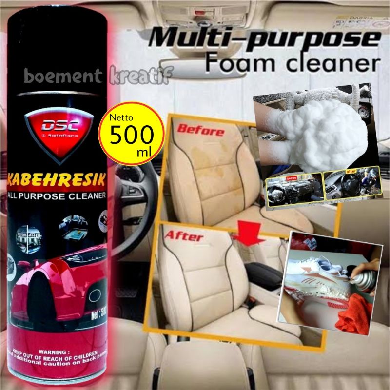 ALL CLEANER FOAM/ALL PURPOSE CLEANER FOAM/PEMBERSIH INTERIOR MOBIL/PEMBERSIH JOK/PEMBERSIH SERBAGUNA